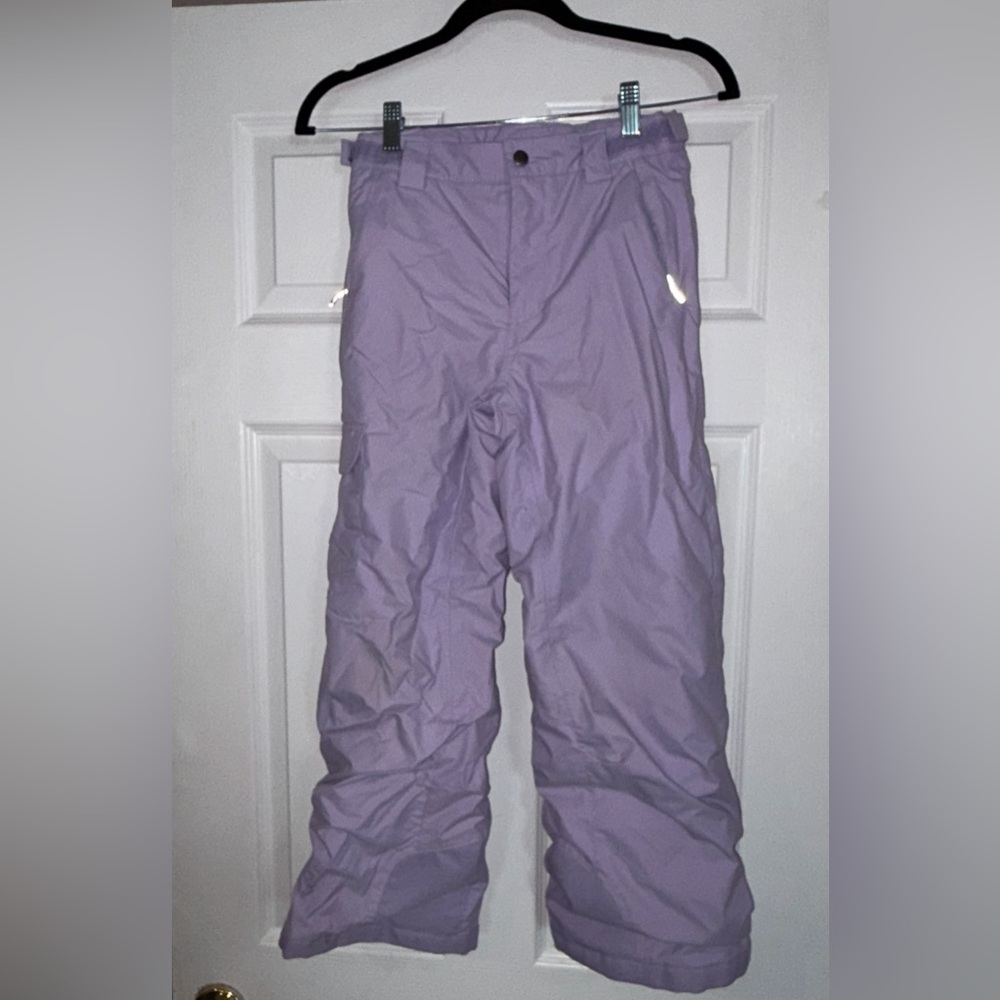 Columbia Purple Kids Snow Pants girl size 10/12